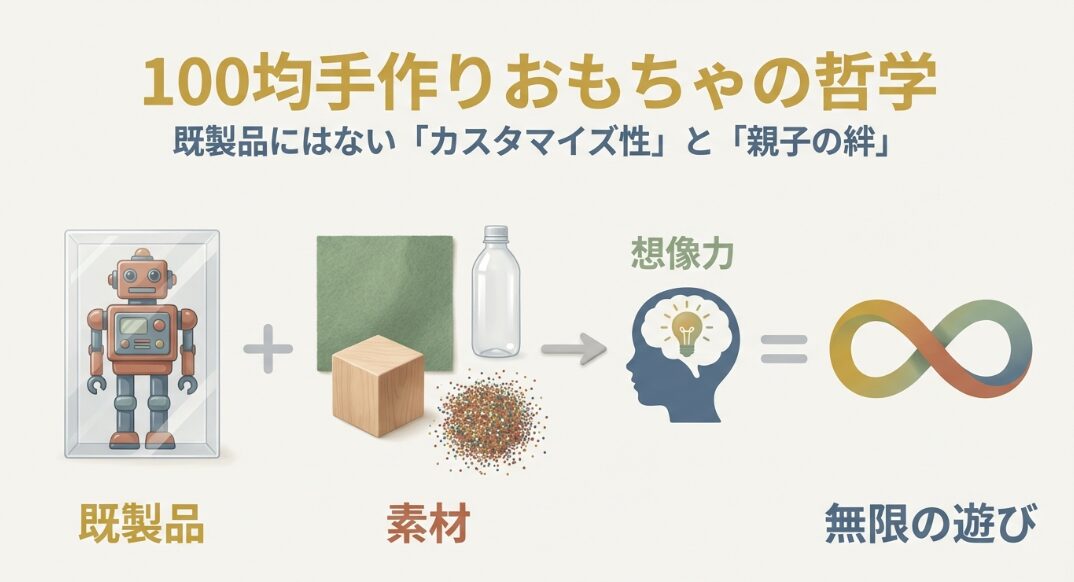 100円ショップの材料で作る手作り知育おもちゃ