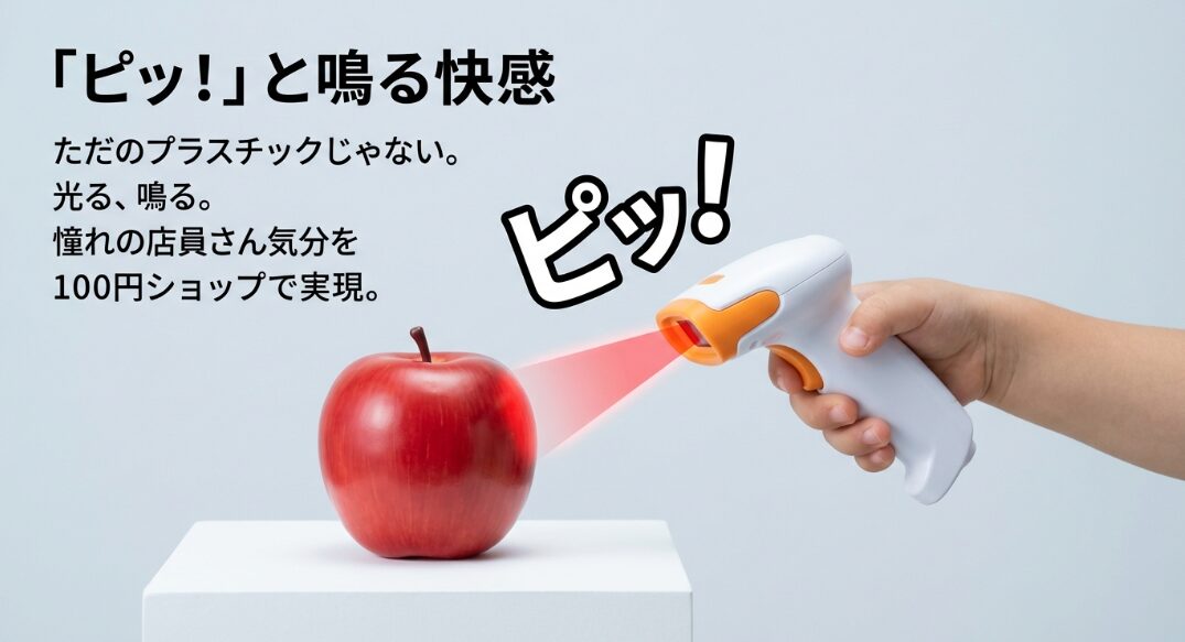 100均で買える音が出るバーコードリーダー