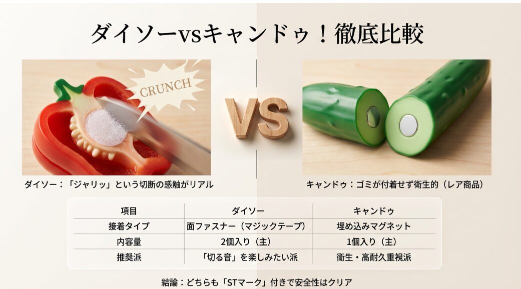 ダイソーとキャンドゥの比較