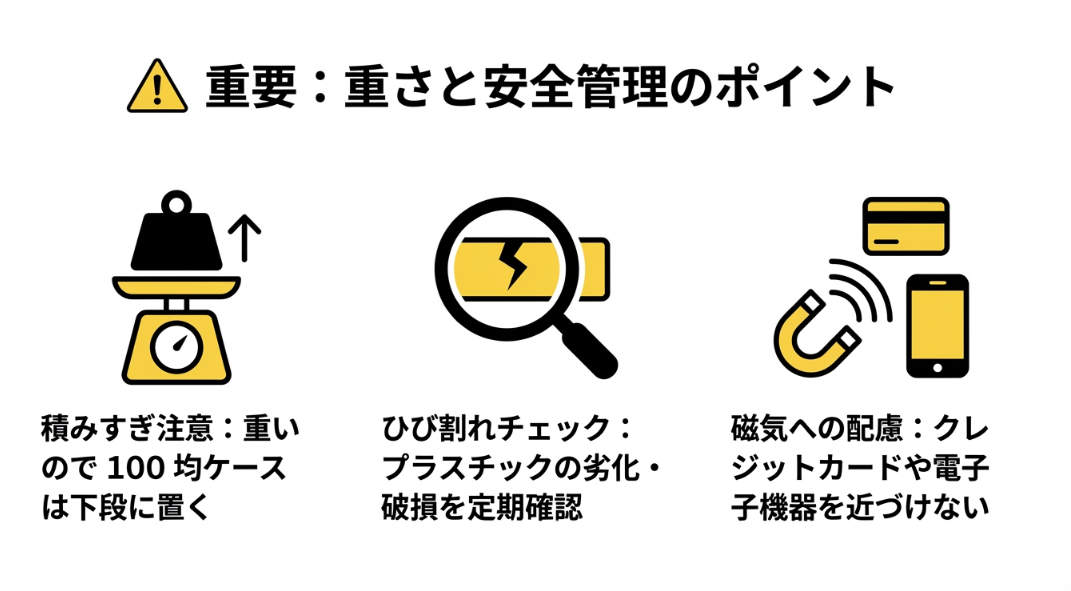 重いマグビルドを安全に保管するコツ