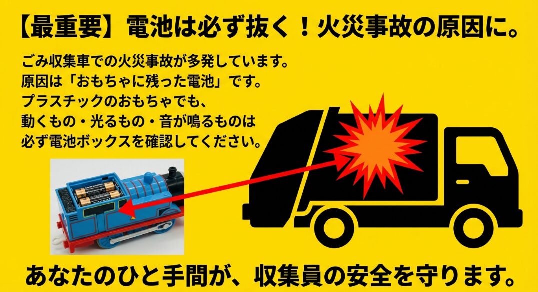 おもちゃが動かない時のチェックポイント