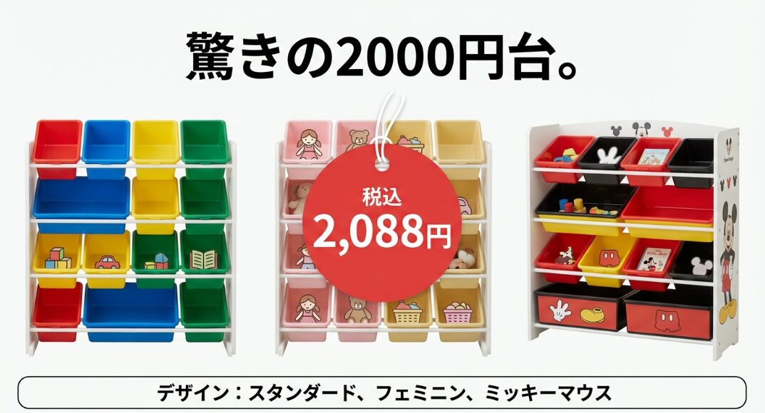 西松屋SmartAngelの座れるおもちゃ箱シリーズ