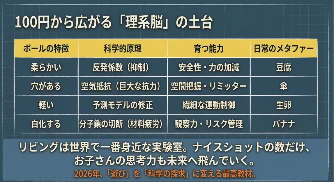 100円から始まる科学の目！運動エネルギーを操る賢い育児の総括