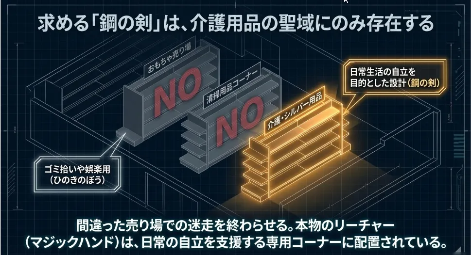 100均や清掃具売り場のトングでは「重いもの」が掴めない理由