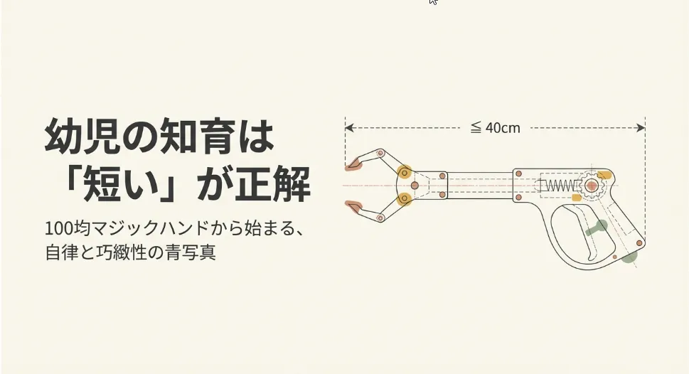 100均マジックハンドは短い