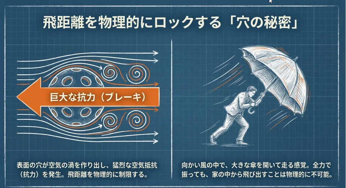 100均ゴルフボールが室内練習に最適なのは「物理で飛ばさない」から