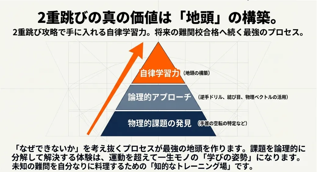 2重跳び攻略は「地頭」を育てる！論理的解決で得る成長の喜び