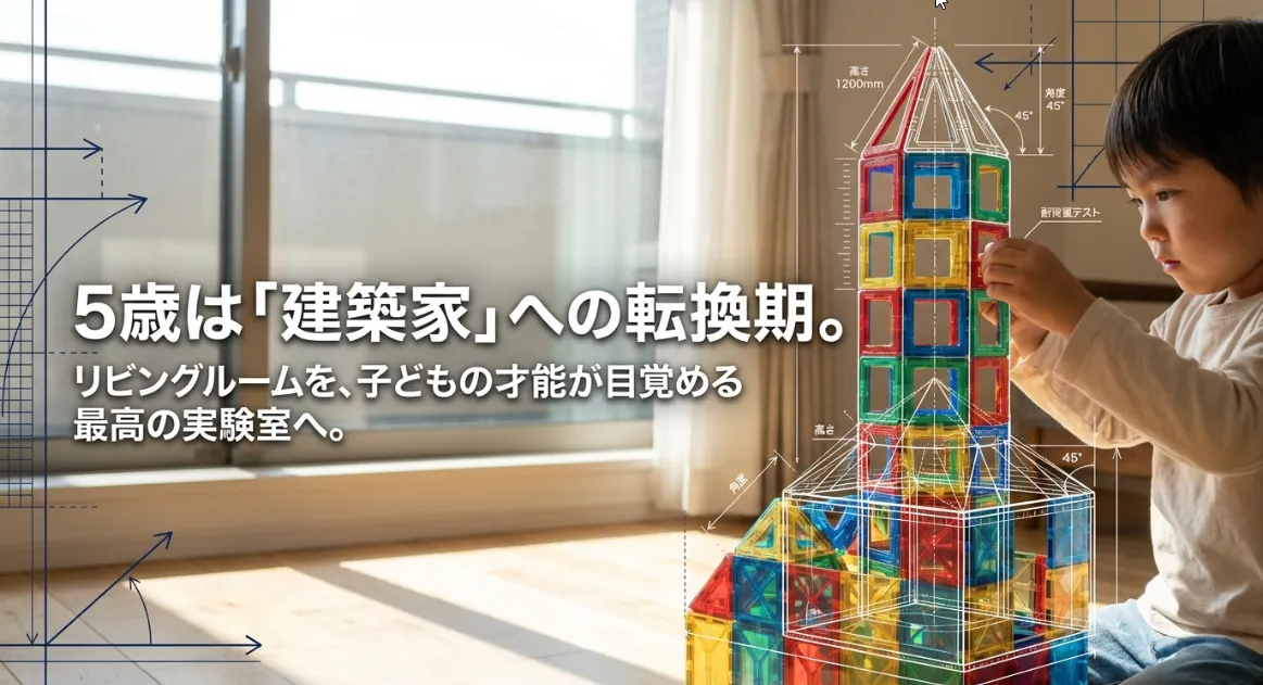 5歳児のマグビルド活用術