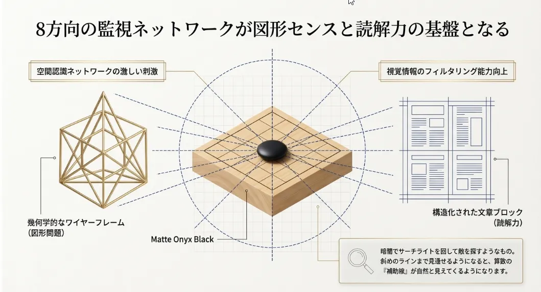 8方向を監視する空間認知トレーニングが子供の地頭を劇的に育てる