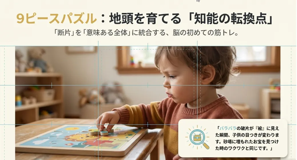 9ピースパズルのコツ