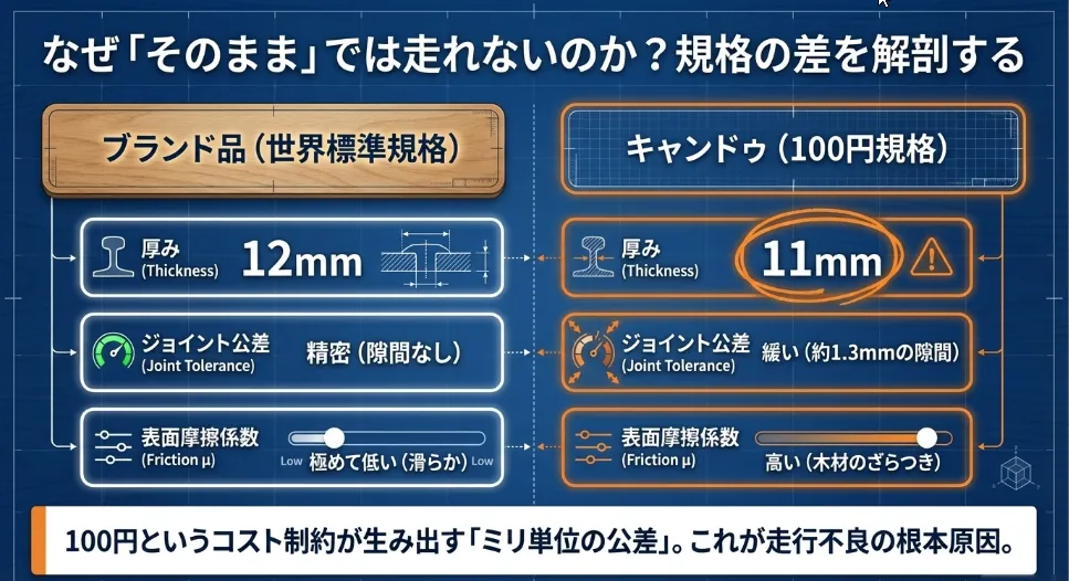 「1mmの絶壁」と「1.3mmの遊び」を実測データで解剖