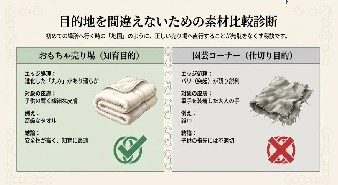 「おもちゃ」と「園芸」