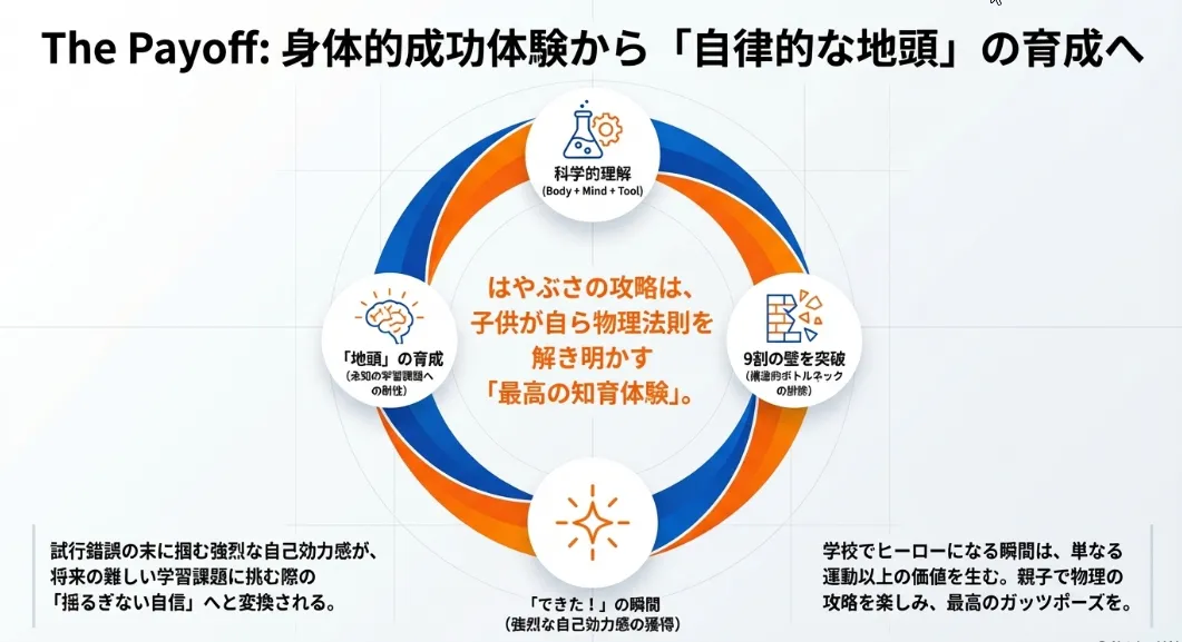 「できた！」の感動が子供の自律的な地頭を育てる