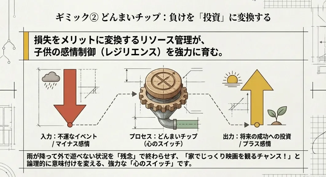 「どんまいチップ」で負けを将来への投資に変える
