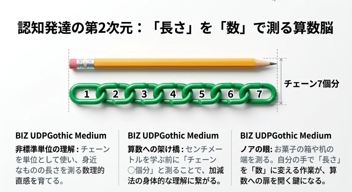 「長さ」を「重さ」に変換！天秤を使った2026年最新の算数学習
