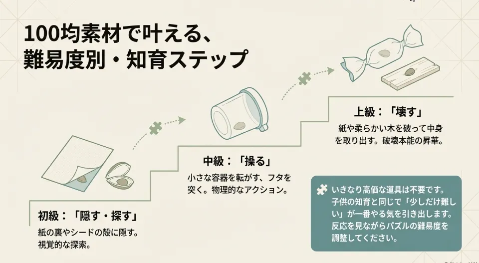 【難易度別】文鳥が夢中になる「脳トレ遊び」3ステップの導入ガイド
