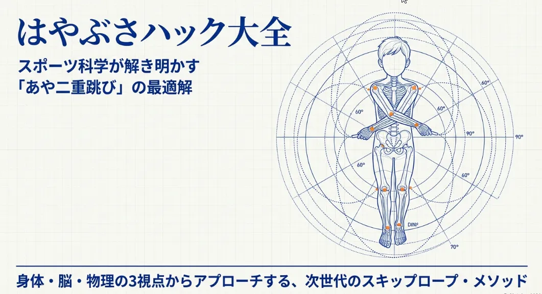 はやぶさ縄跳びのコツ！