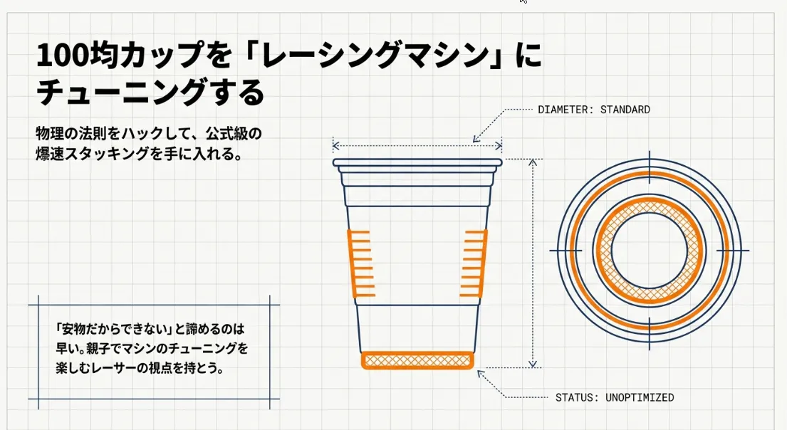 スポーツスタッキング100均攻略！