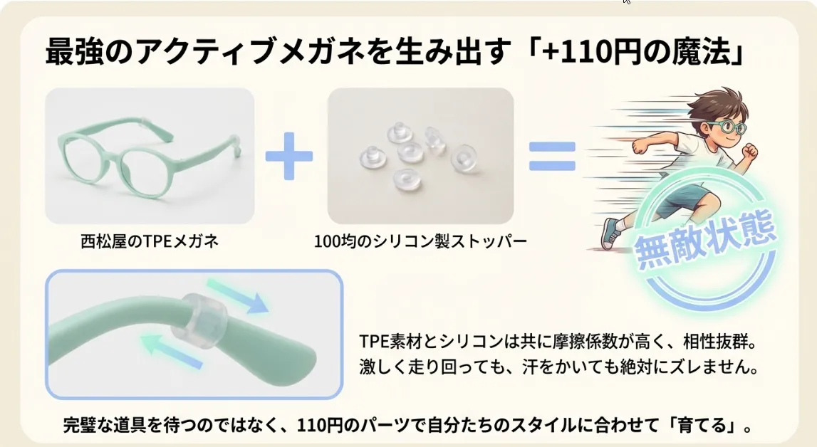 ズレ落ちる悩みを解決！100均シリコンフックとの最強併用