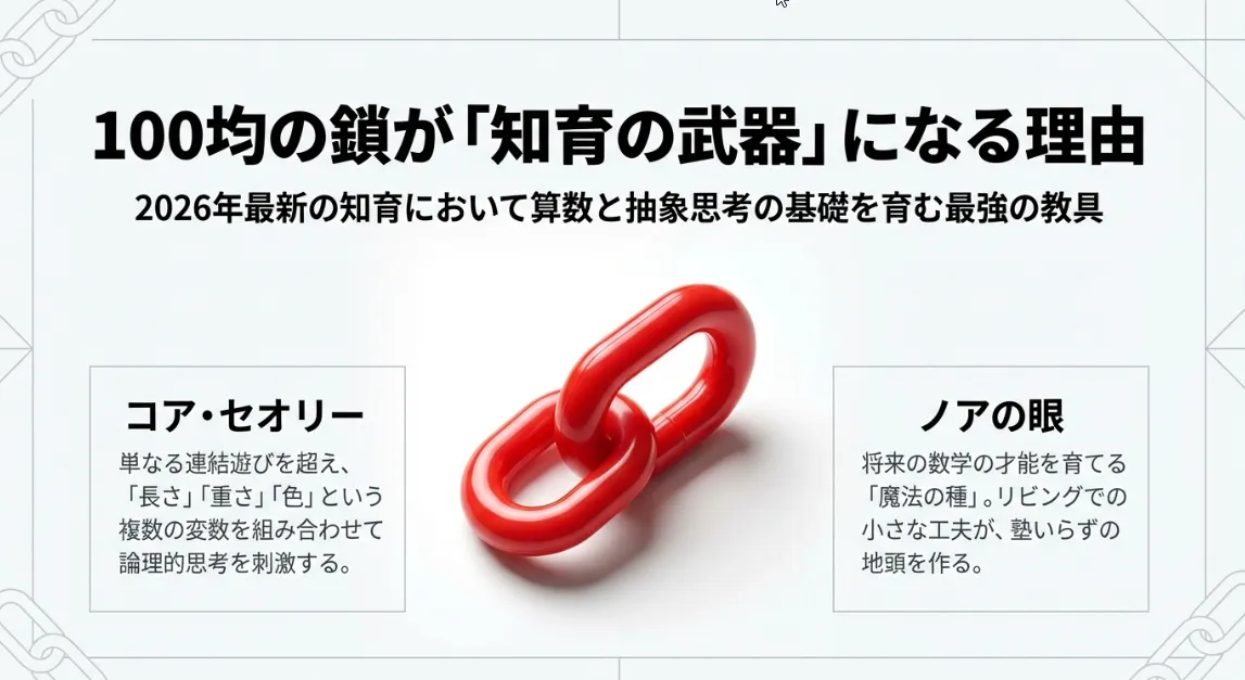 ダイソーのカラーチェーン