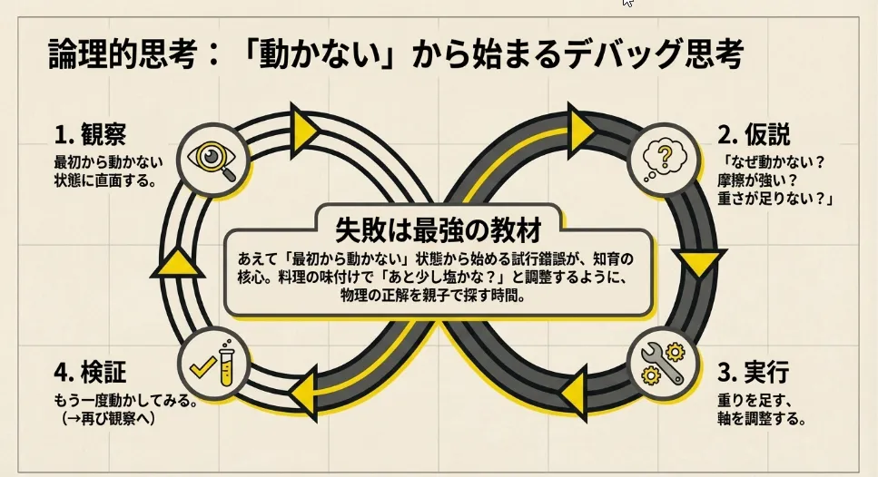 デバッグ思考を養う！あえて「動かない状態」から始める教え方