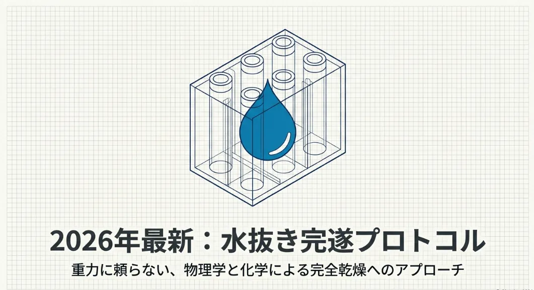 ニューブロックの水抜き・洗い方