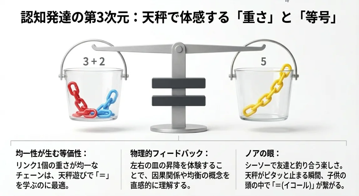 バケツ天秤で可視化する「等価性」と「因果関係」の物理体験