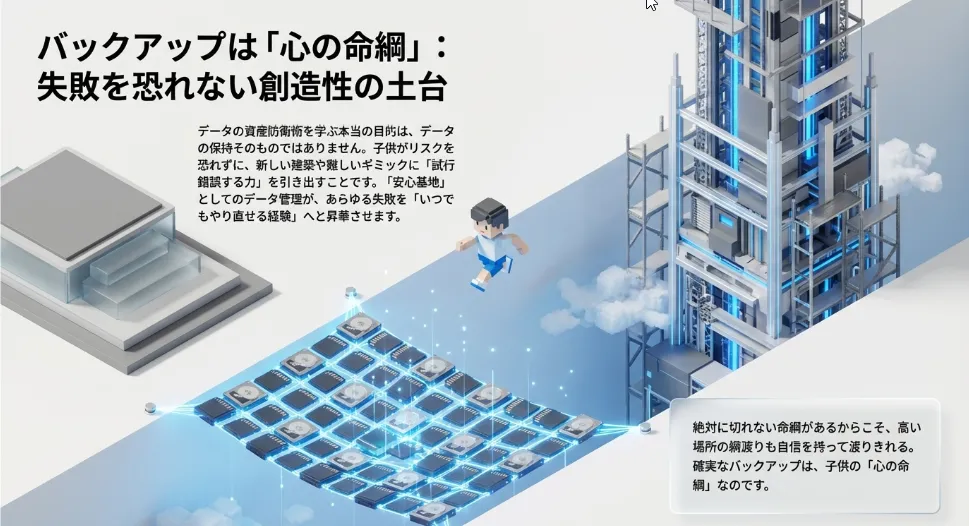 バックアップは「地頭」を育てる投資！失敗を恐れない創造力