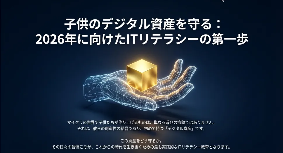 マイクラ セーブの仕方と消えたデータを守る