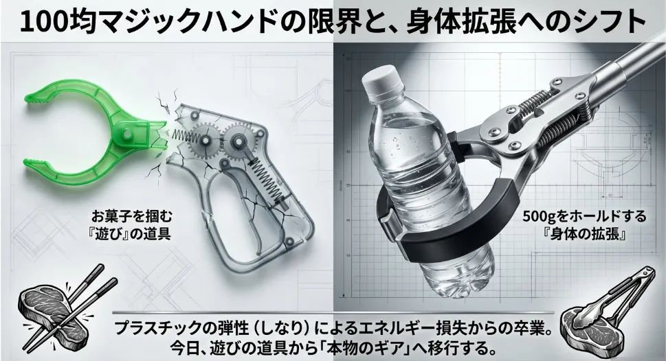 マジックハンドはホームセンターのどこ？