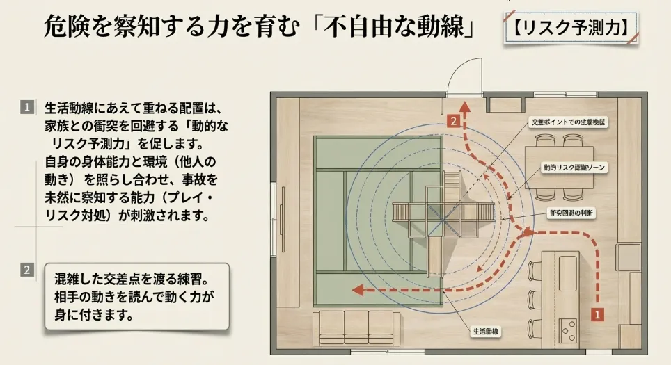 リスク予測力を育む「あえて不自由な動線」の作り方