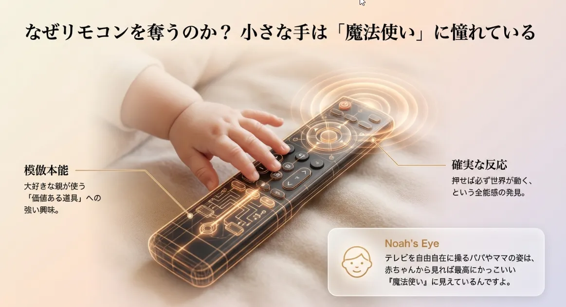 リモコンおもちゃで音がなる！