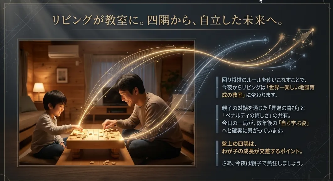 一番の応援団長として一緒に楽しむこと。