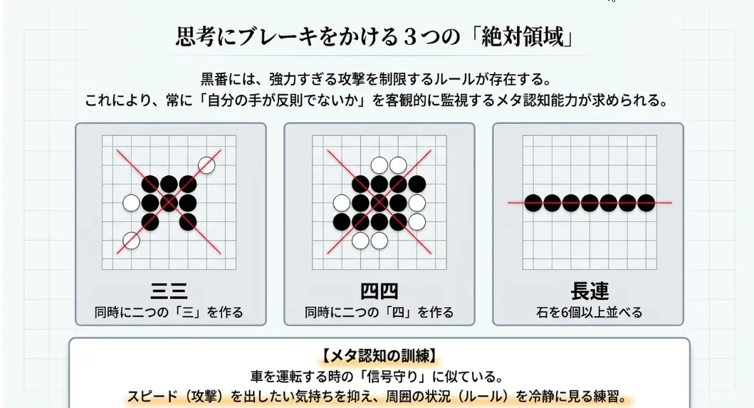 三三・四四・長連を制する者が五目並べ（連珠）の深みを知る