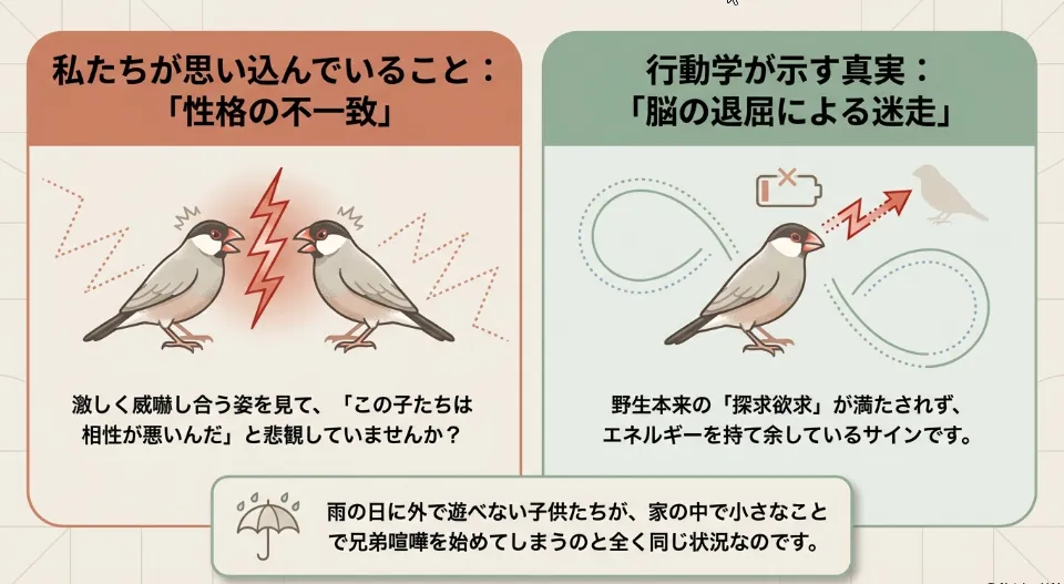 仲が悪いと決めつける前に知っておきたい「エネルギーの行き場」