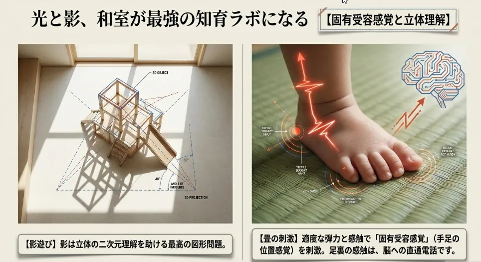 光と影で奥行きを教える！窓際配置の知育ハック2026