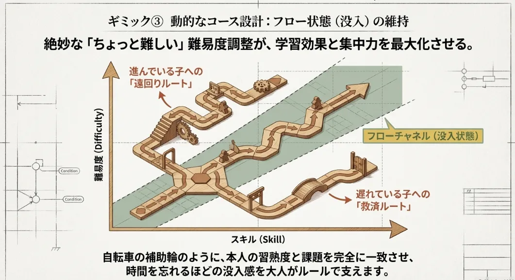 全員が最後まで熱中する「動的な難易度調整」の極意