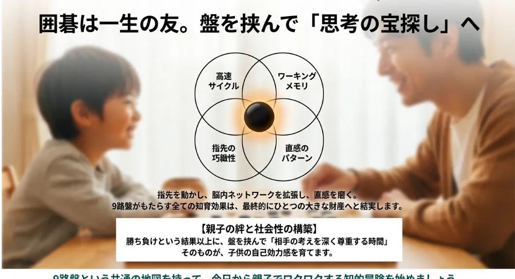 囲碁は「一生の友」！家族で知的な成長を楽しむ最高の時間