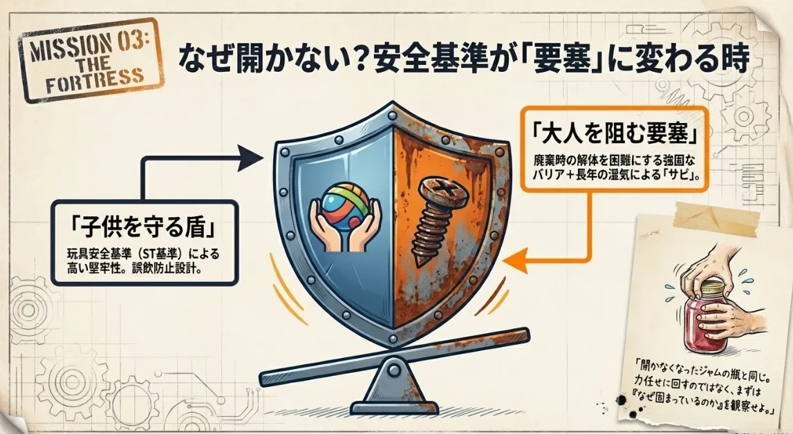 安全基準が壁になる？「開かないネジ」を攻略する3つの工学的アプローチ