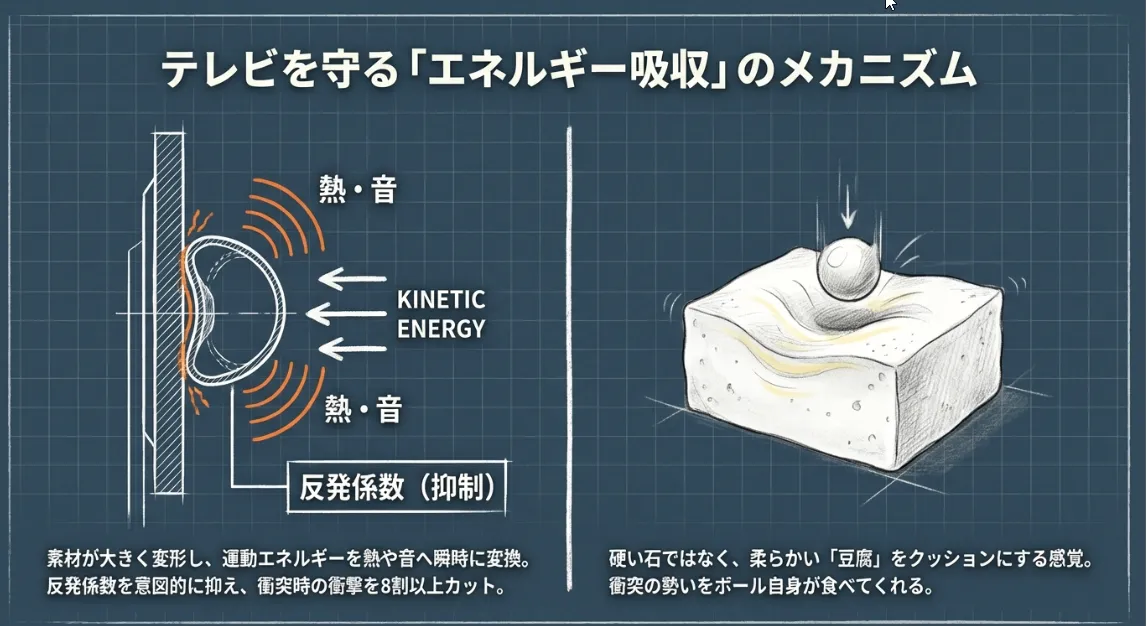 家具を衝撃から守る！「反発係数」を8割カットする素材の秘密