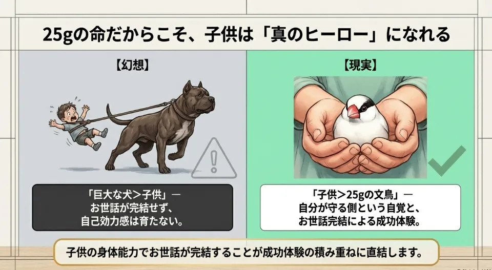 手の平で完結する全責任！「自分が支えている」という自信の芽生え