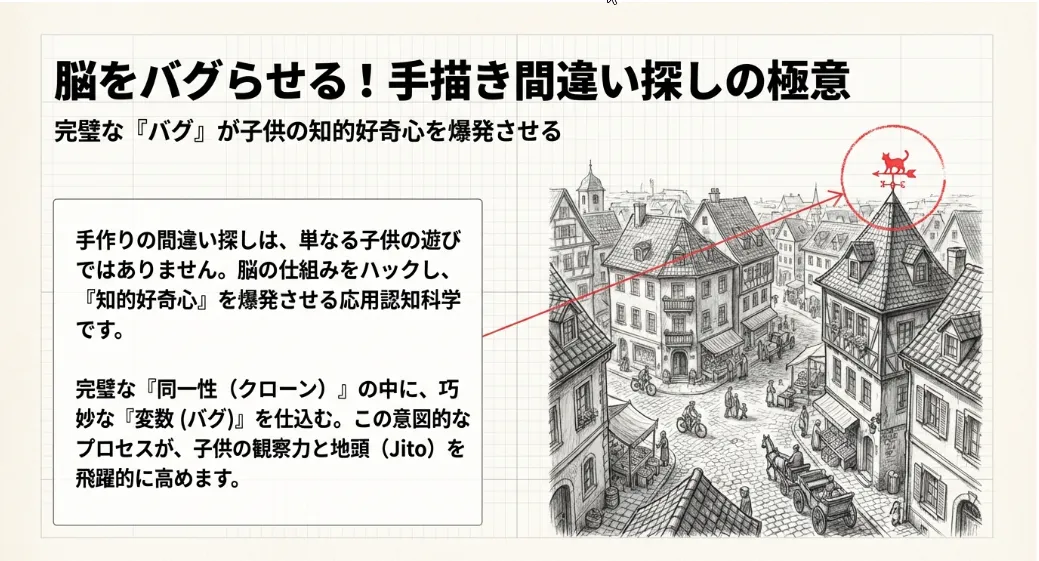 手書き間違い探しの作り方