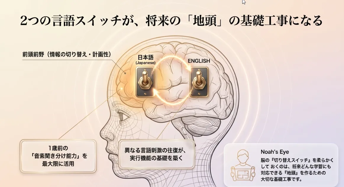 指先から脳へ伝わる「カチッ」の感触。触覚も大切な学習の材料です