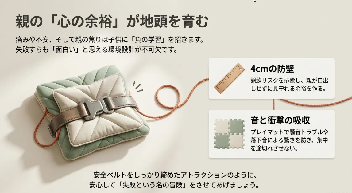 挫折させないための注意点！安全管理と片付けのストレス回避