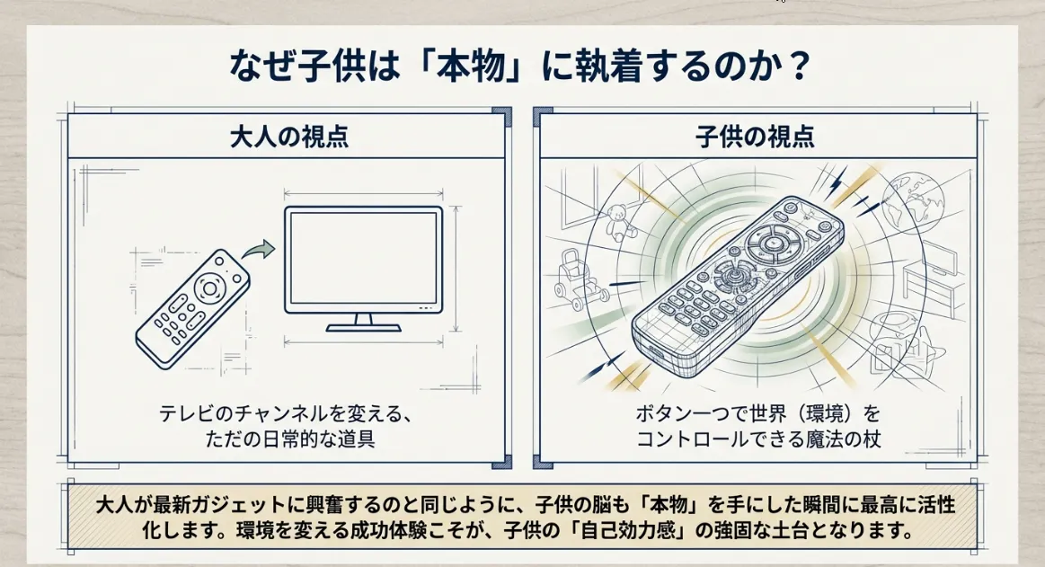 本物と見間違えるリアルさが子供の深い集中を引き出す