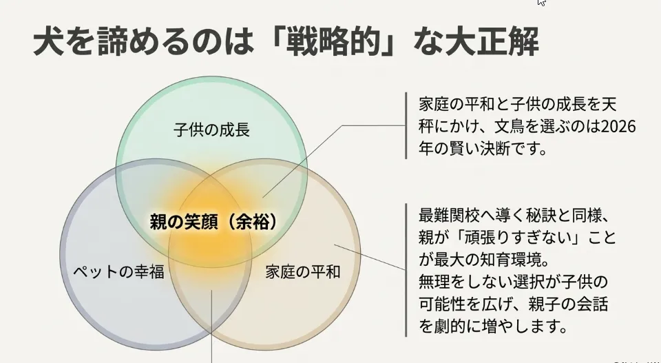 犬を断念するのは戦略的選択！文鳥で子供の未来を広げよう