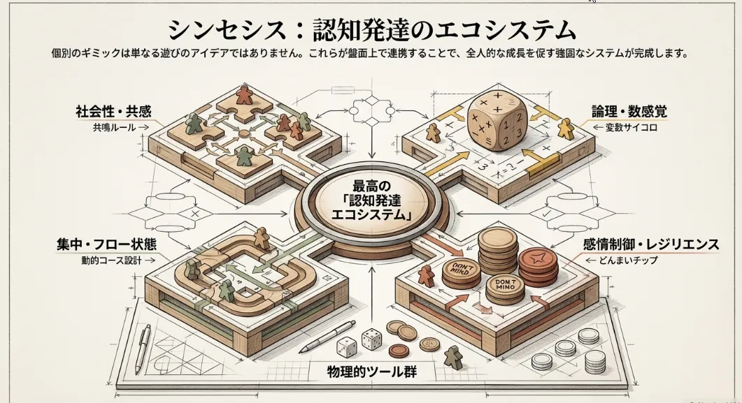 盤面に込めたアイデアは親から子への「無形の対話」