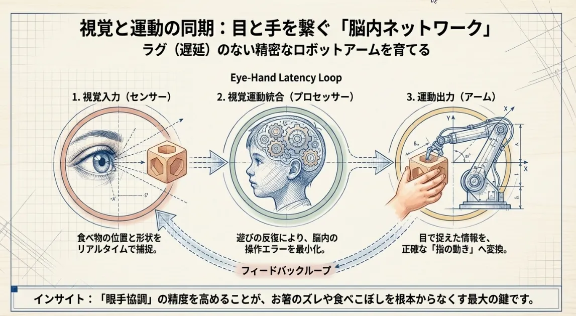 目と手のチームワークを強化！狙い通りに動かす「精度」