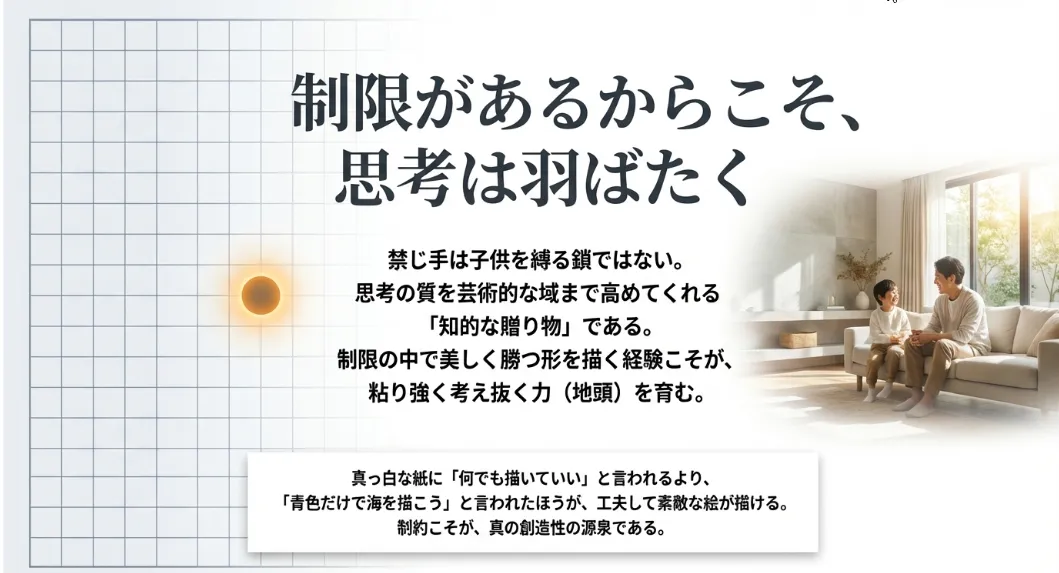禁じ手を味方につけて、自律して学ぶ子を育てよう