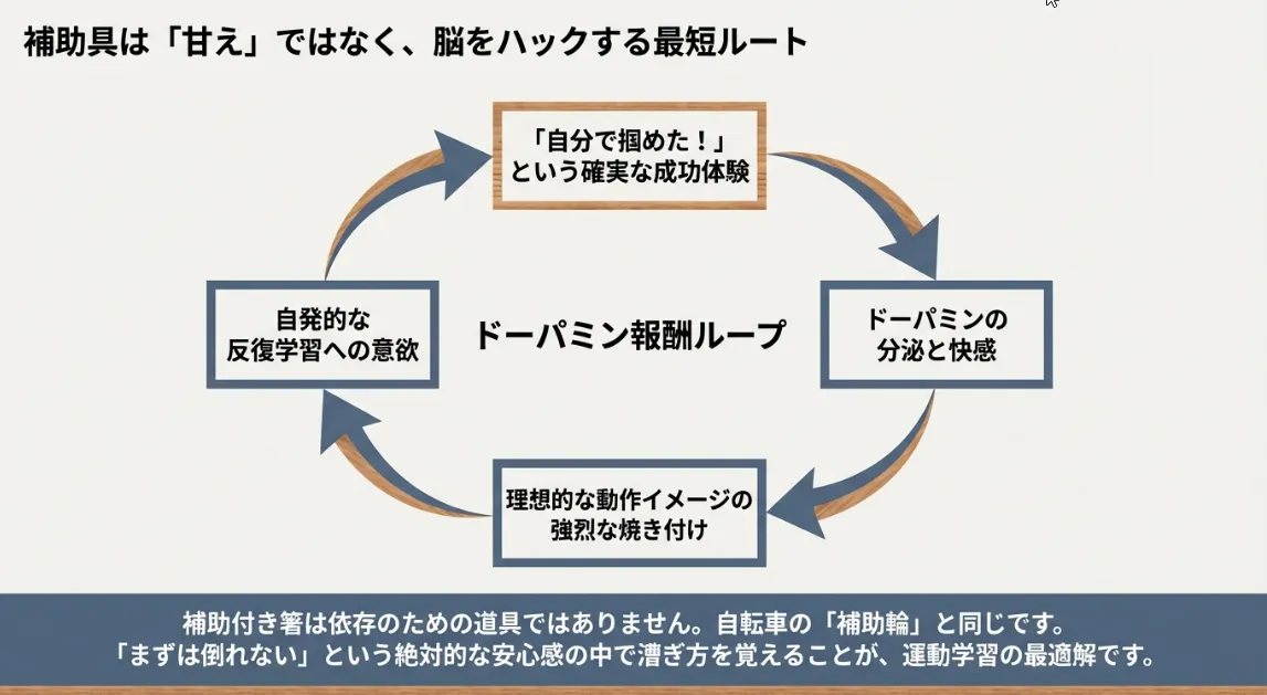 脳が正しい動きを「先取り」する！成功体験とドーパミンの魔法